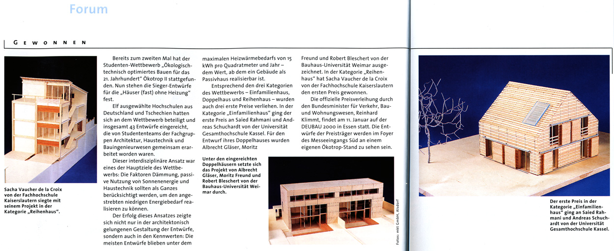 Artikel Intelligente Architektur Jan. 2000